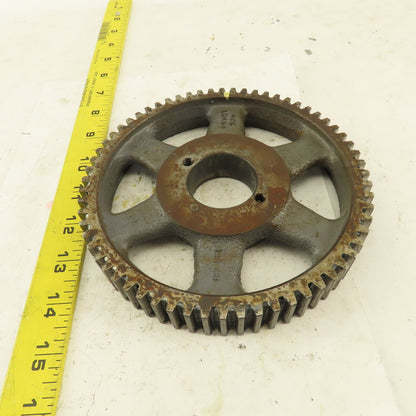 Browning  NCS10H64 6.60" OD x 1" 64T External Tooth Spur Gear H Bushing Bore