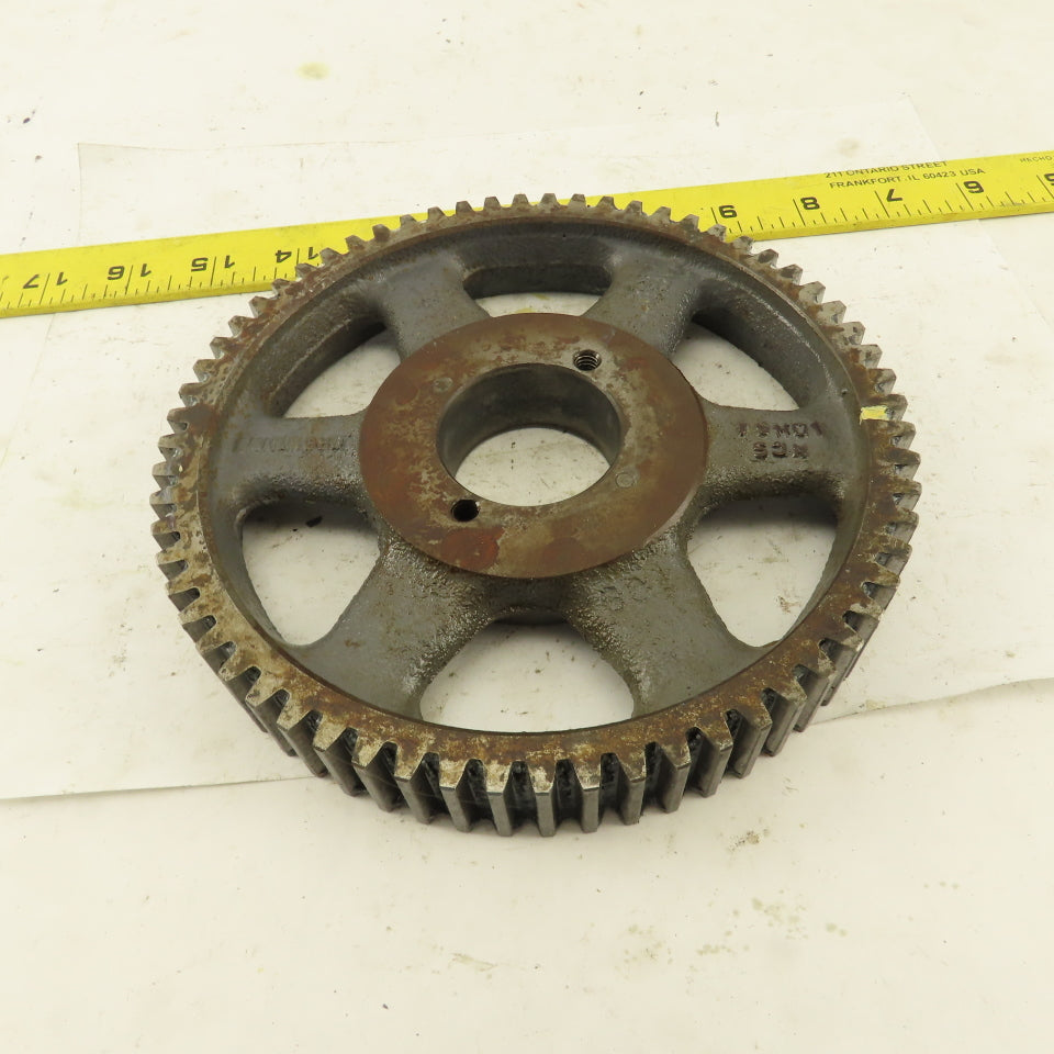 Browning  NCS10H64 6.60" OD x 1" 64T External Tooth Spur Gear H Bushing Bore