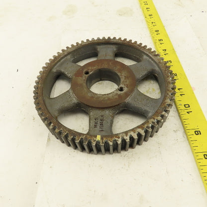 Browning  NCS10H64 6.60" OD x 1" 64T External Tooth Spur Gear H Bushing Bore