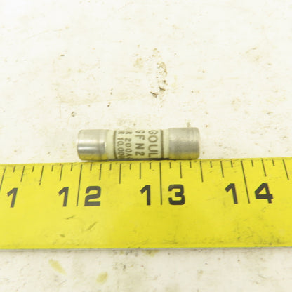 Gould GFN2 2 Amp 250V Fuse Lot Of 16
