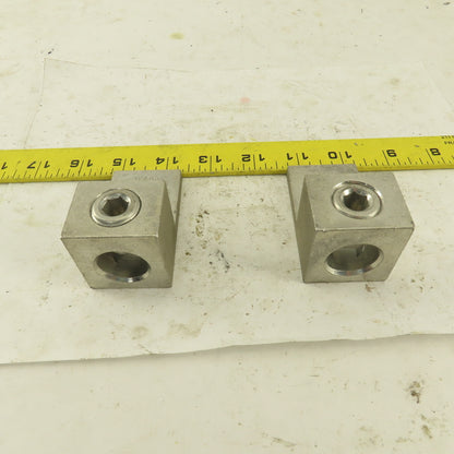 Burndy KA34-U 500 KCMIL-4 Wire Terminal Lug Aluminum Lot Of 2