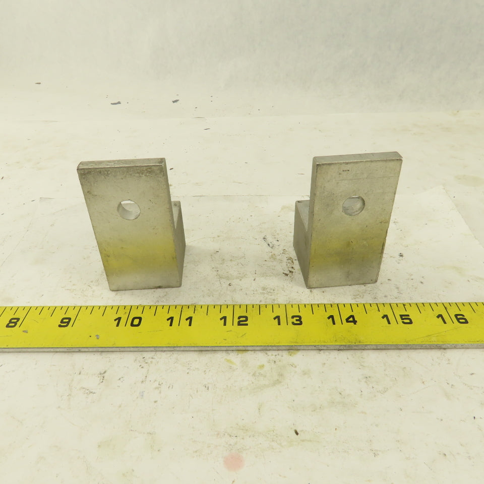 Burndy KA34-U 500 KCMIL-4 Wire Terminal Lug Aluminum Lot Of 2
