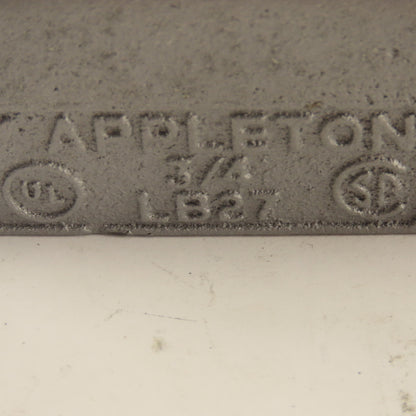 Appleton LB27 3/4" LB Electrical Conduit Body Malleable Iron Lot Of 2