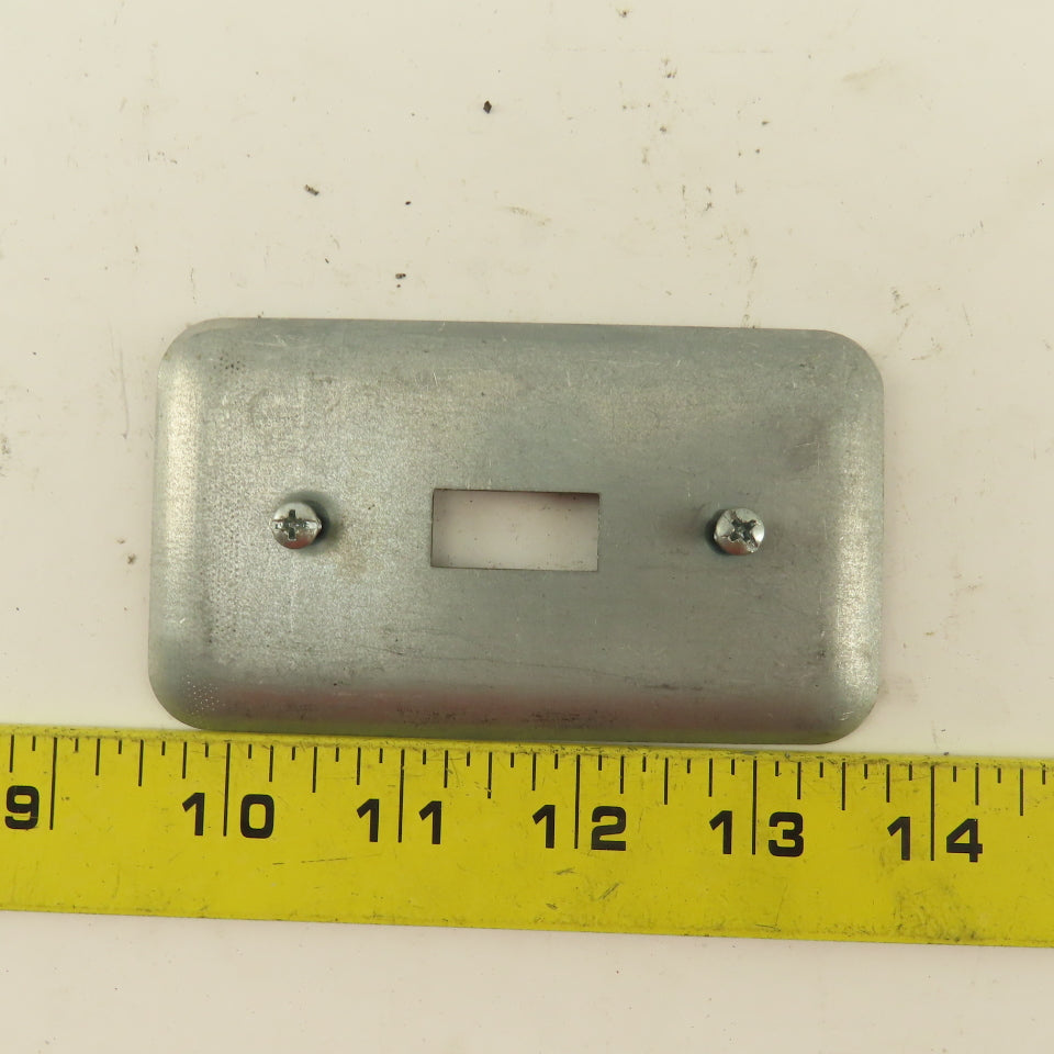 Appleton 1 Gang Electrical Switch Toggle Metal Cover 2" x 4" Lot Of 14