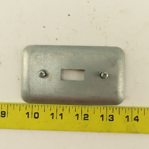 Appleton 1 Gang Electrical Switch Toggle Metal Cover 2" x 4" Lot Of 14