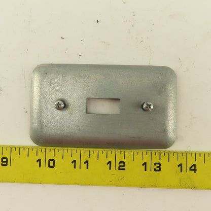 Appleton 1 Gang Electrical Switch Toggle Metal Cover 2" x 4" Lot Of 14