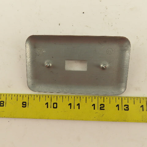 Appleton 1 Gang Electrical Switch Toggle Metal Cover 2" x 4" Lot Of 14