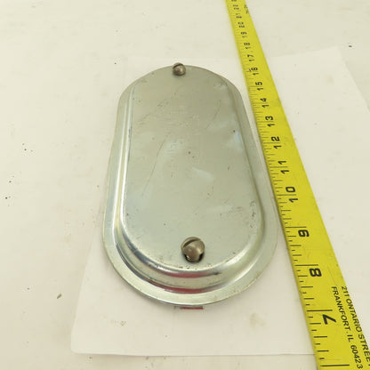 Crouse Hinds 870 2-1/2"-3" Conduit Body Cover Screw Clamp Galvanized