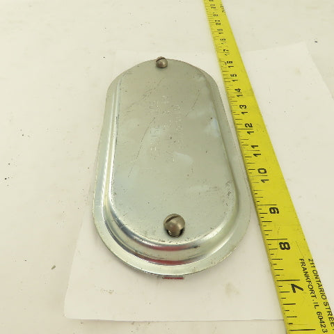 Crouse Hinds 870 2-1/2"-3" Conduit Body Cover Screw Clamp Galvanized