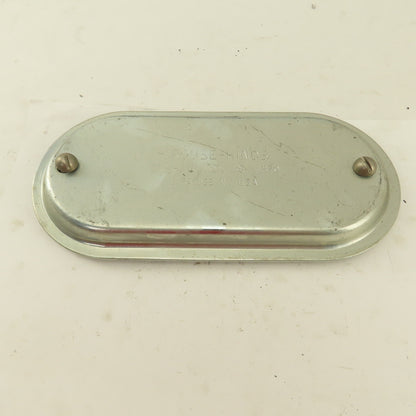 Crouse Hinds 870 2-1/2"-3" Conduit Body Cover Screw Clamp Galvanized