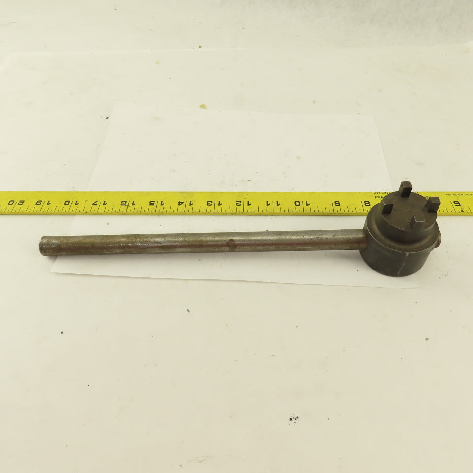 1-1/2" Steel 4 Prong Bung Nut Wrench 12" OAL