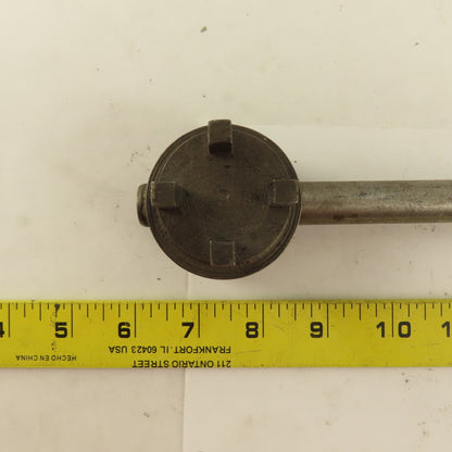 1-1/2" Steel 4 Prong Bung Nut Wrench 12" OAL