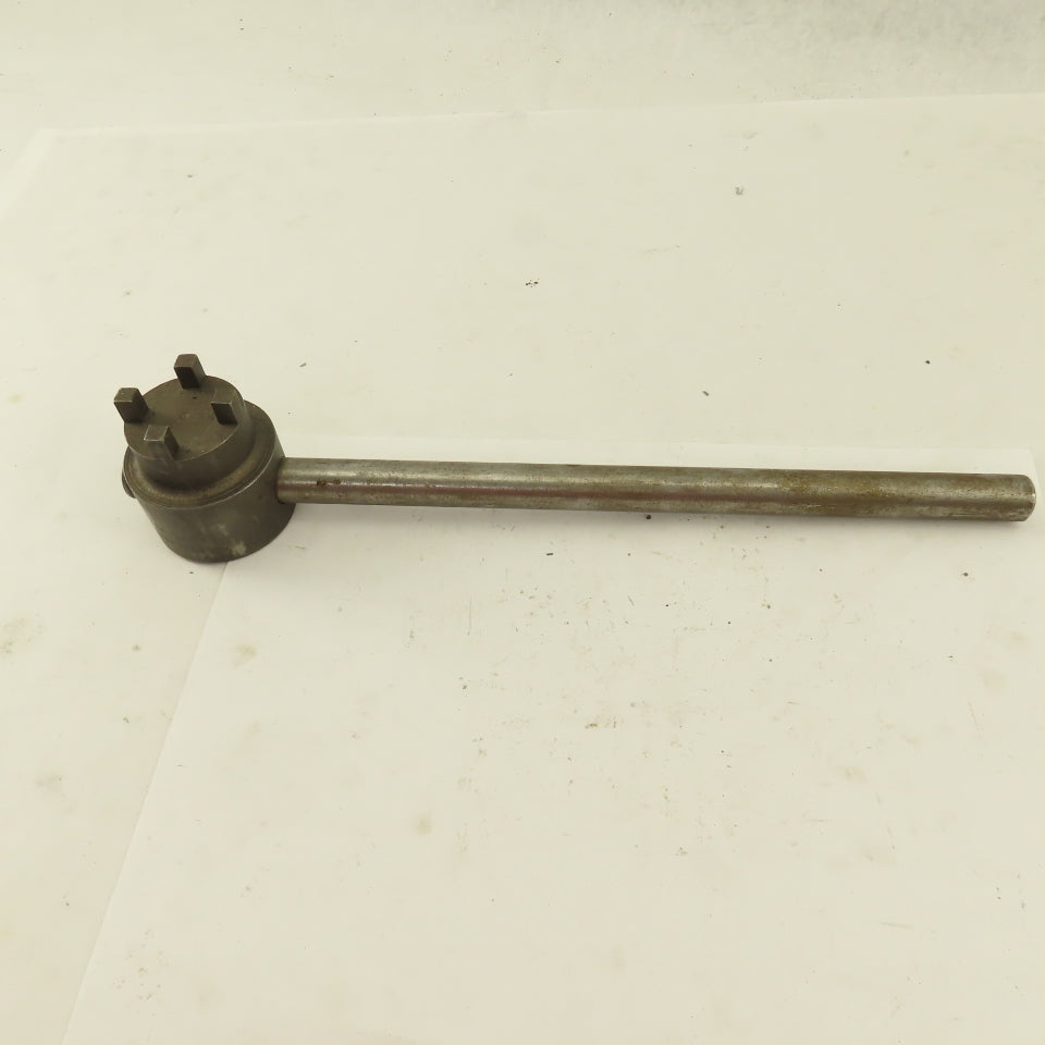 1-1/2" Steel 4 Prong Bung Nut Wrench 12" OAL