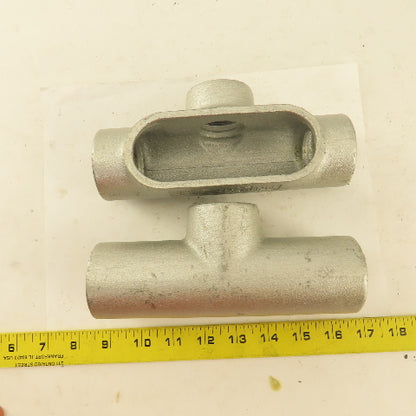 Crouse Hinds T47 From 7 Condulet 1-1/4" Conduit Body Outlet TEE Lot 2