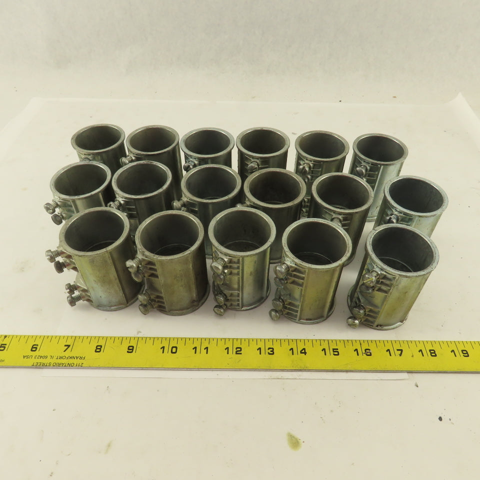 Halex L130 1-1/2" Slip Rigid EMT Conduit Coupling Lot Of 17