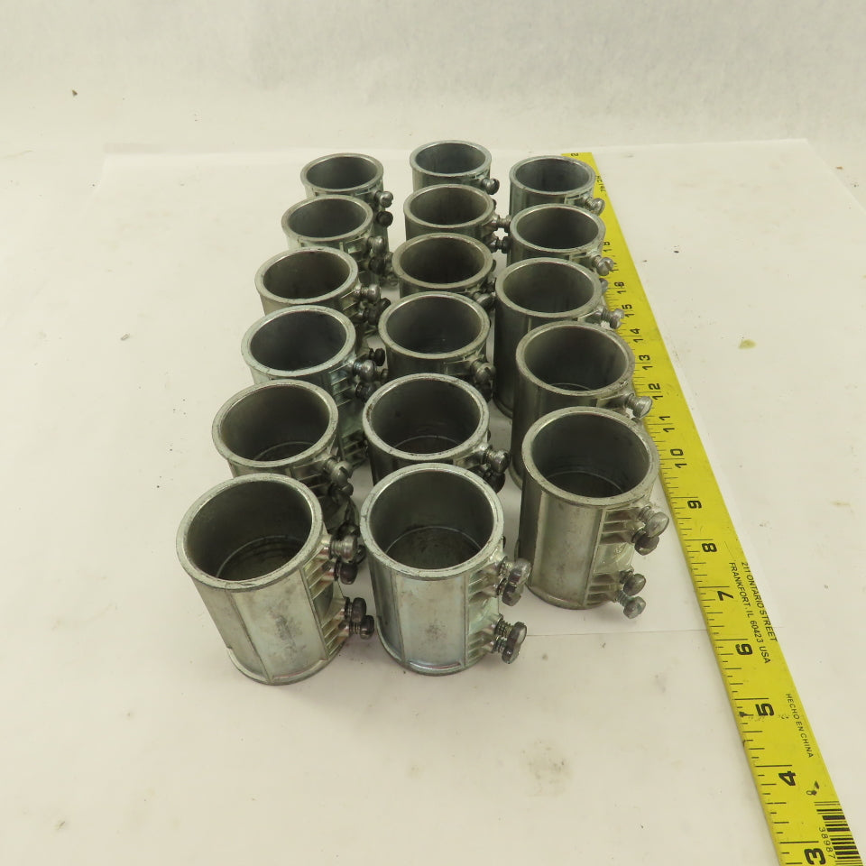 Halex L130 1-1/2" Slip Rigid EMT Conduit Coupling Lot Of 17