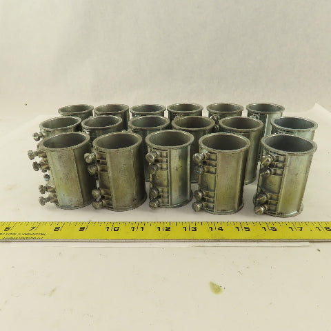Halex L130 1-1/2" Slip Rigid EMT Conduit Coupling Lot Of 17