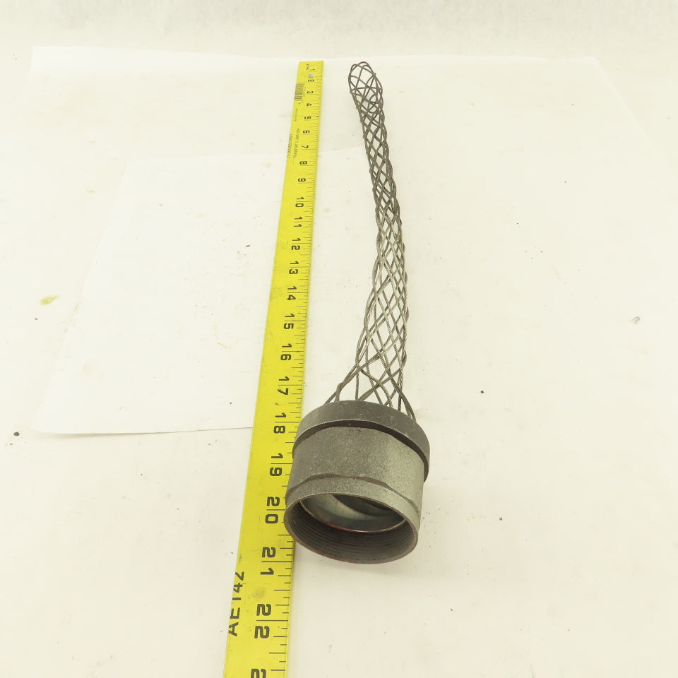 Kellems H125CNK 1-1/4" Female Thread Cable Strain Relief Cable Grip 18" OAL