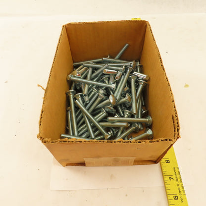 5/16-18 Full Thread Zinc Carriage Bolt 3" OAL Lot Of 81