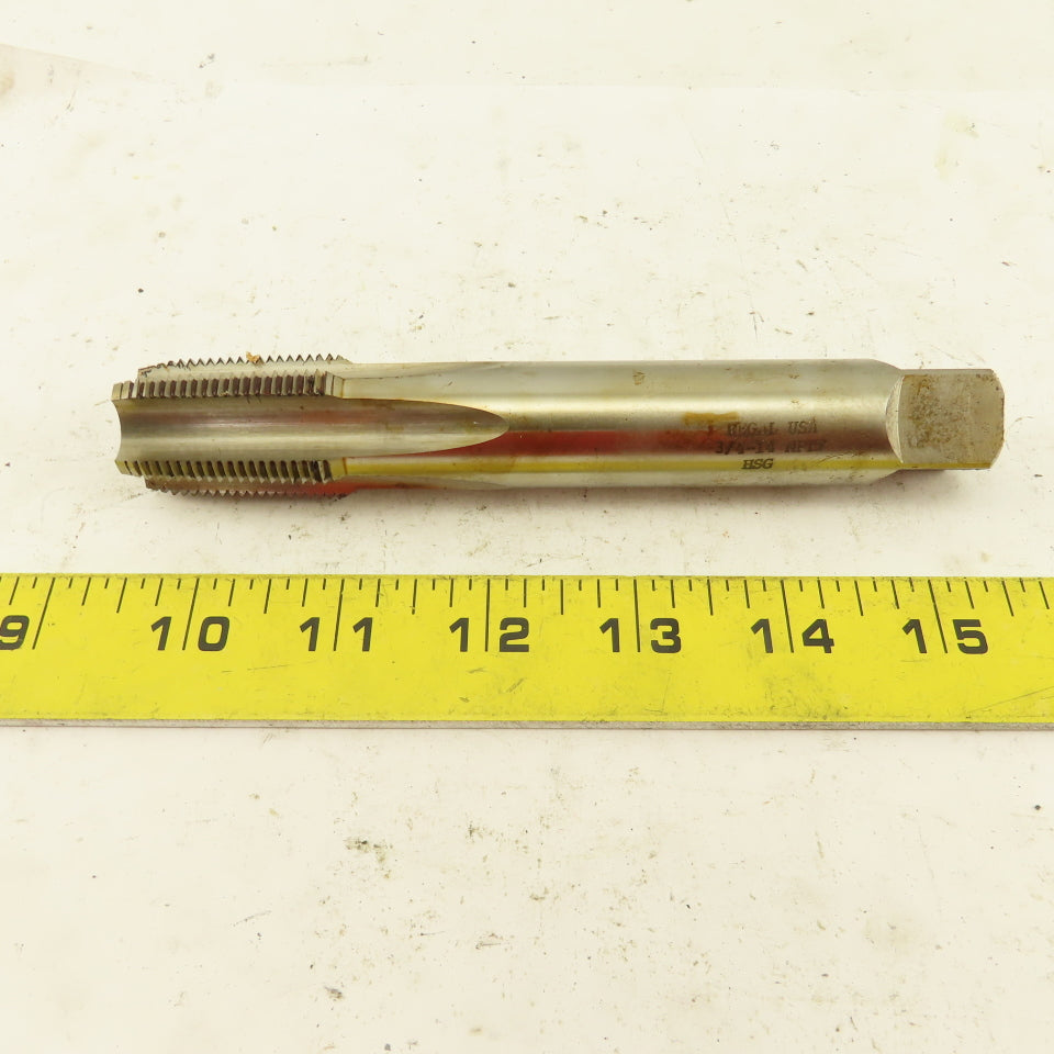 Regal Cutting Tools 3/4" - 14 NPT/NPTF HSG Straight 5 Fl Plug Tap 6" Ext