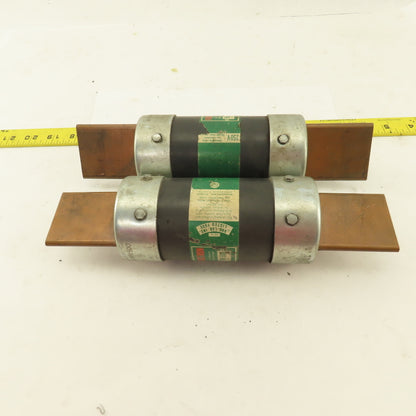 Buss FRN500 Fusetron 500A 250V Class K9 Fuse Lot Of 2