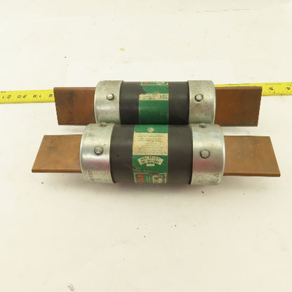 Buss FRN500 Fusetron 500A 250V Class K9 Fuse Lot Of 2