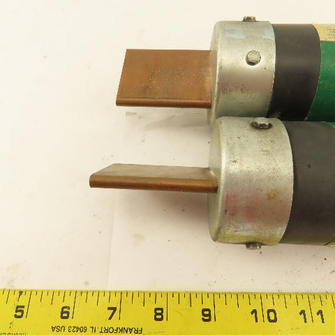 Buss FRN500 Fusetron 500A 250V Class K9 Fuse Lot Of 2