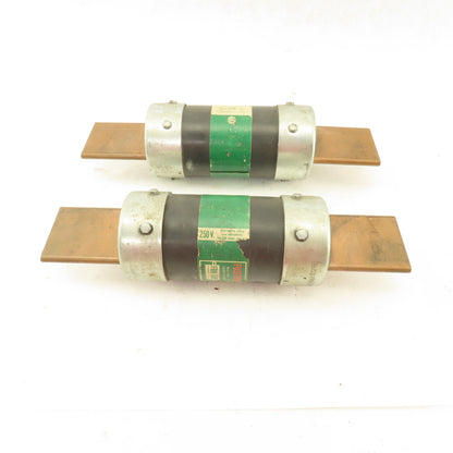 Buss FRN500 Fusetron 500A 250V Class K9 Fuse Lot Of 2
