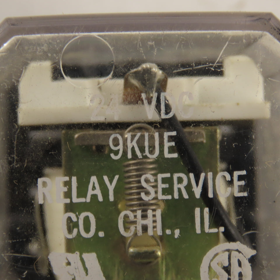 Relay Service Co. 9KUE 24VDC Relay Lot Of 3