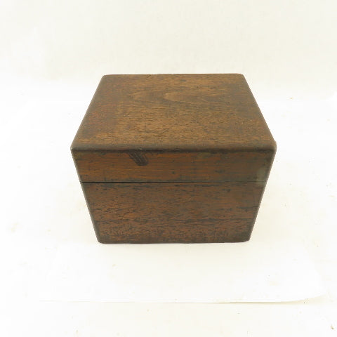 6" x 7" x 5-1/2" Tall Wooden Tooling Storage Case Holder 3/8" 1/2" Shank
