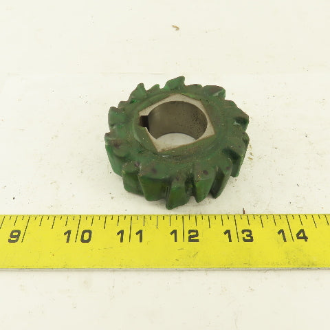Moon 3" Dia. 18 Tooth Cross Cut Roughing Shell End Mill 1" Arbor