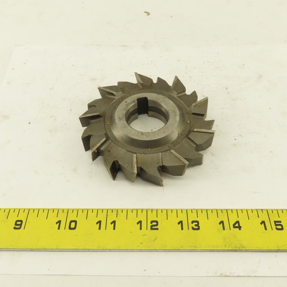 Cleveland 307-18 4 x 3/4 x 1-1/4" 18 Tooth Staggered Cross Cut End Shell Mill