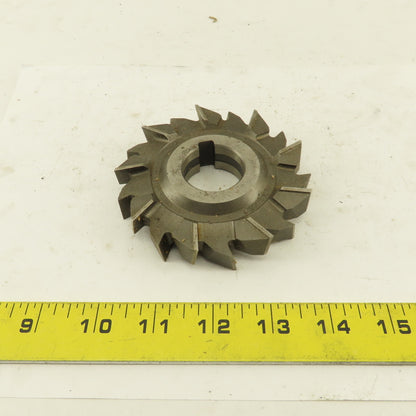 Cleveland 307-18 4 x 3/4 x 1-1/4" 18 Tooth Staggered Cross Cut End Shell Mill