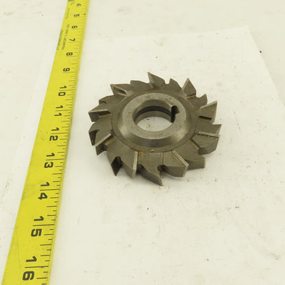 Cleveland 307-18 4 x 3/4 x 1-1/4" 18 Tooth Staggered Cross Cut End Shell Mill