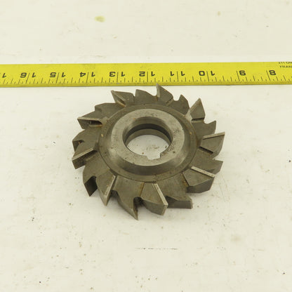 Cleveland 307-18 4 x 3/4 x 1-1/4" 18 Tooth Staggered Cross Cut End Shell Mill