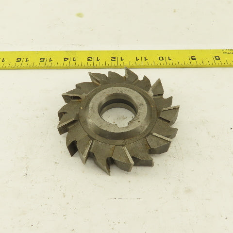 Cleveland 307-18 4 x 3/4 x 1-1/4" 18 Tooth Staggered Cross Cut End Shell Mill