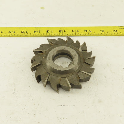 Cleveland 307-18 4 x 3/4 x 1-1/4" 18 Tooth Staggered Cross Cut End Shell Mill
