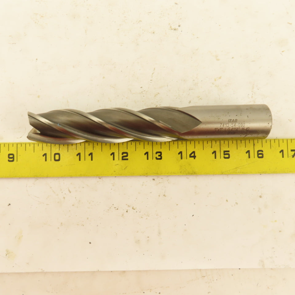 IZAR 7413-54-090 1" Center Cut End Mill 4 Flute 6-1/2" OAL 4" LOC HHS