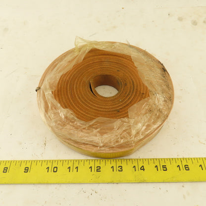 1/2" x 20' Tan Leather Strip 1/8" Thick