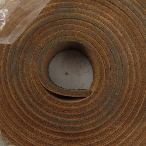 1/2" x 20' Tan Leather Strip 1/8" Thick