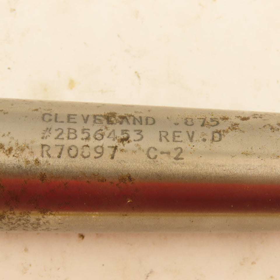 Cleveland 2B56453 Rev D 7/8" Carbide Tipped Pilot Point Twist Drill 2 Flute #3Mt