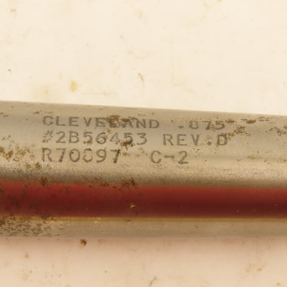 Cleveland 2B56453 Rev D 7/8" Carbide Tipped Pilot Point Twist Drill 2 Flute #3Mt