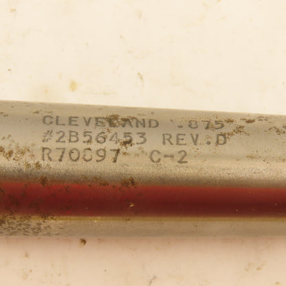 Cleveland 2B56453 Rev D 7/8" Carbide Tipped Pilot Point Twist Drill 2 Flute #3Mt