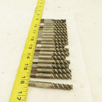 3/8"-24 NF HS 3 Flute GH-3 Spiral Plug Tap USA Lot of 19