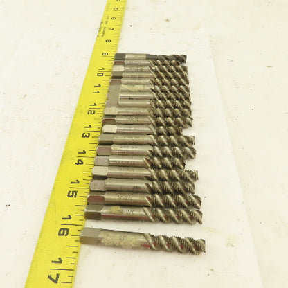 3/8"-24 NF HS 3 Flute GH-3 Spiral Plug Tap USA Lot of 19