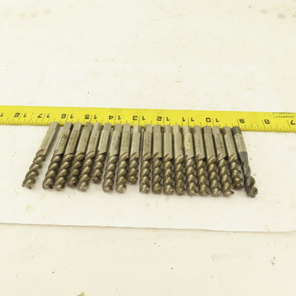 3/8"-24 NF HS 3 Flute GH-3 Spiral Plug Tap USA Lot of 19