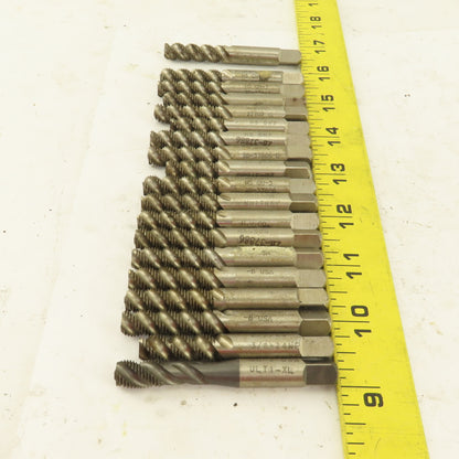 3/8"-24 NF HS 3 Flute GH-3 Spiral Plug Tap USA Lot of 19
