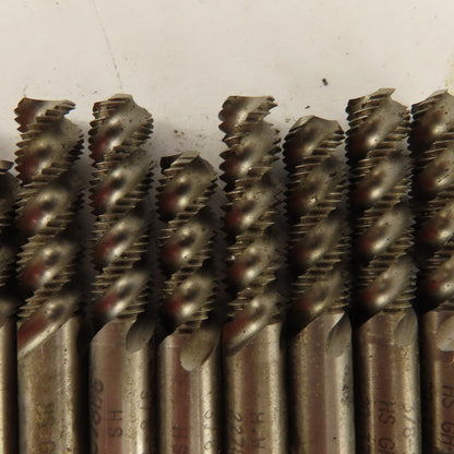 3/8"-24 NF HS 3 Flute GH-3 Spiral Plug Tap USA Lot of 19