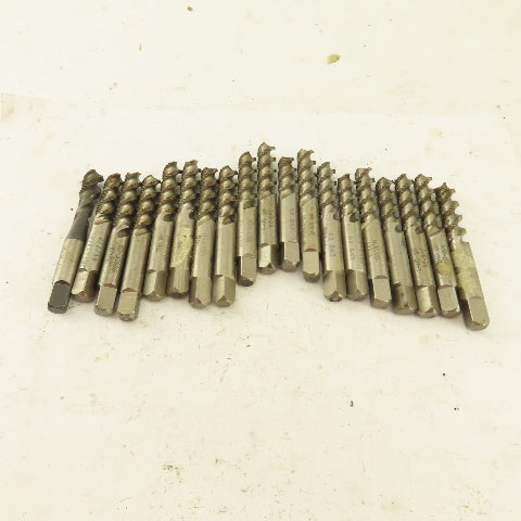 3/8"-24 NF HS 3 Flute GH-3 Spiral Plug Tap USA Lot of 19