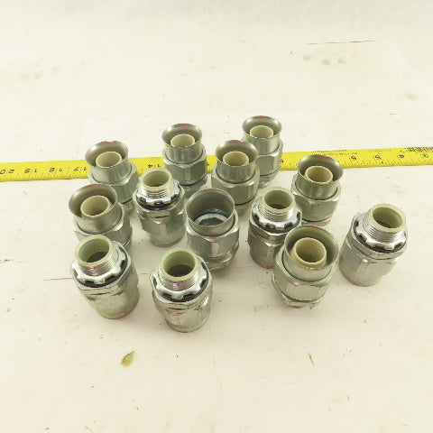 3/4" Insulated Straight Liquidtight Grip Connector Lot of 13